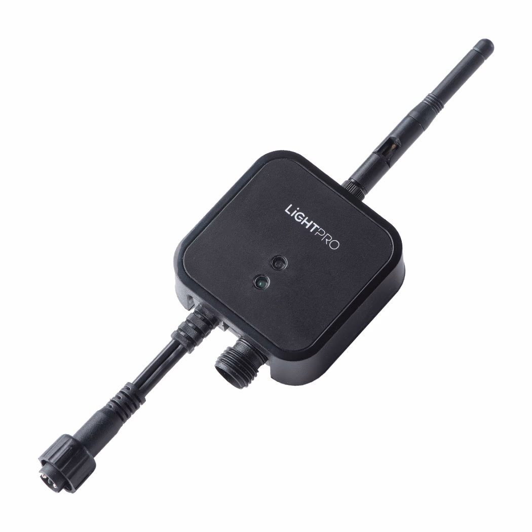 Išmanus sodo apšvietimo valdymas su LightPro Switch WIFI priedėl