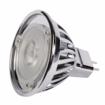 Power LED šiltai baltos spalvos 4W 12V MR16