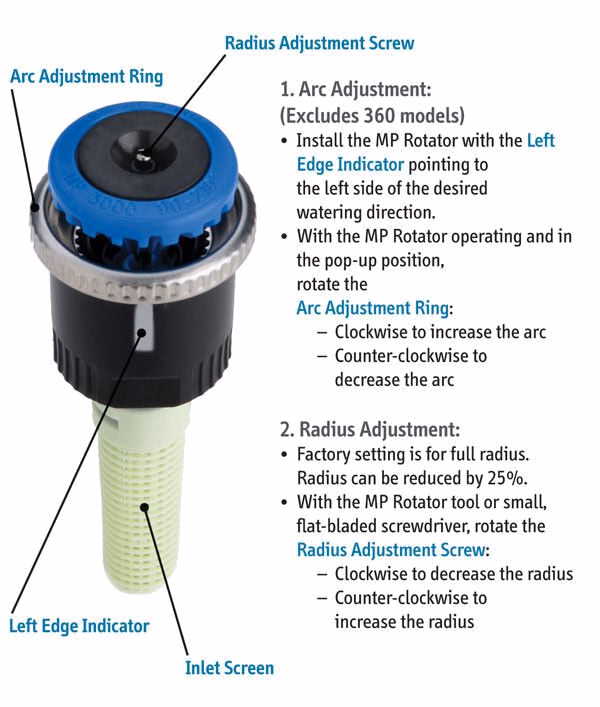 HUNTER MP Rotator 815 210°-270° USA – Hunter Industries – 3 nuotrauka