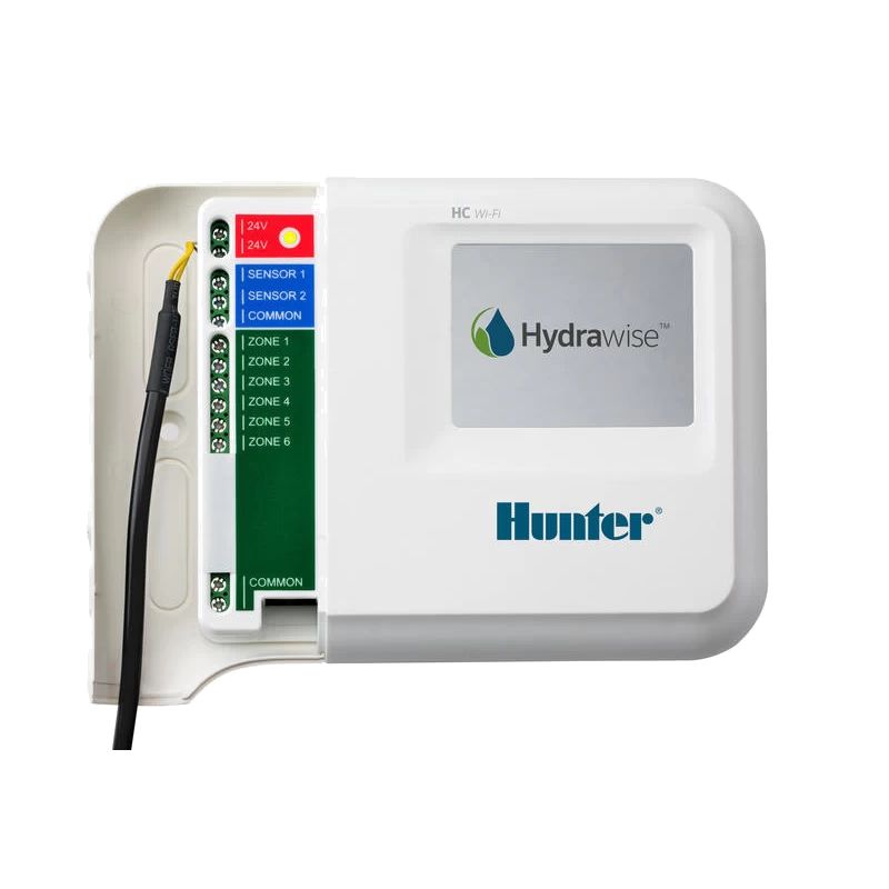 12 zonų vidinis išmanusis laistymo valdiklis Hunter Hydrawise WiFi HC1201 2