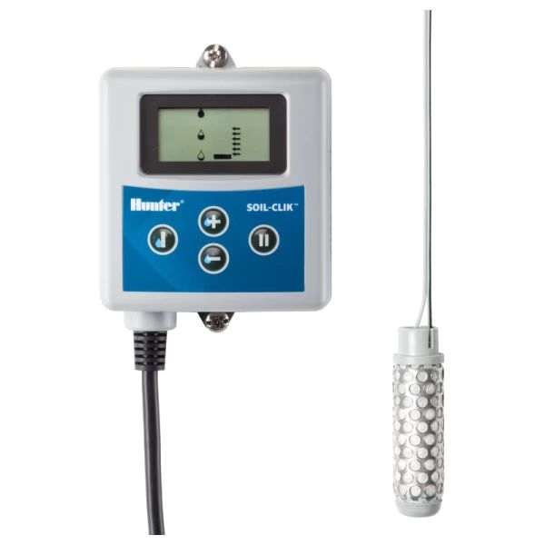 Hunter Soil-Clik dirvožemio drėgmės jutiklio modulis su LCD ekranu ir matavimo zondas