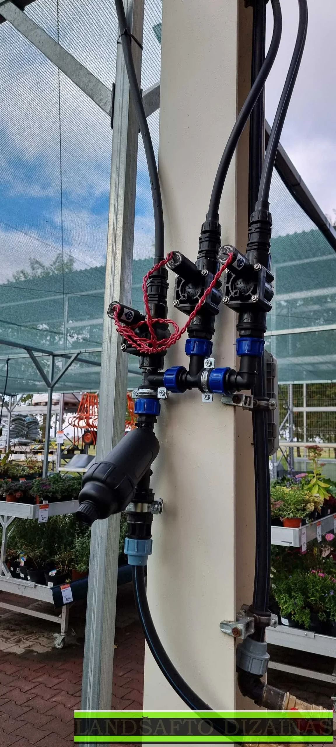 Automatinės laistymo sistemos Moki Veži prekybos centruose 14