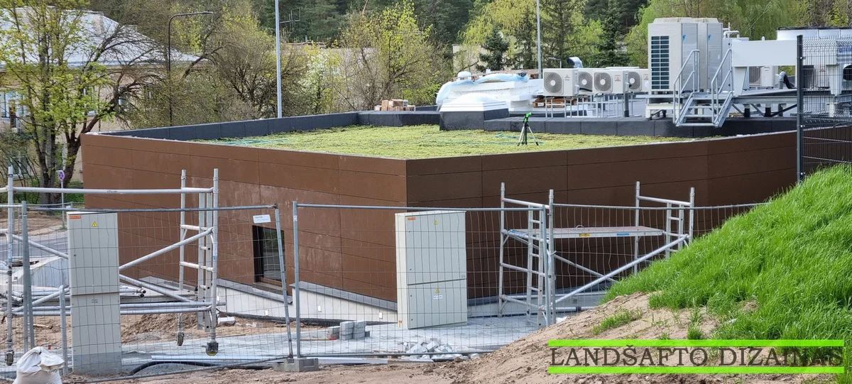 Šilokų kilimo klojimas ant plokščio stogo
